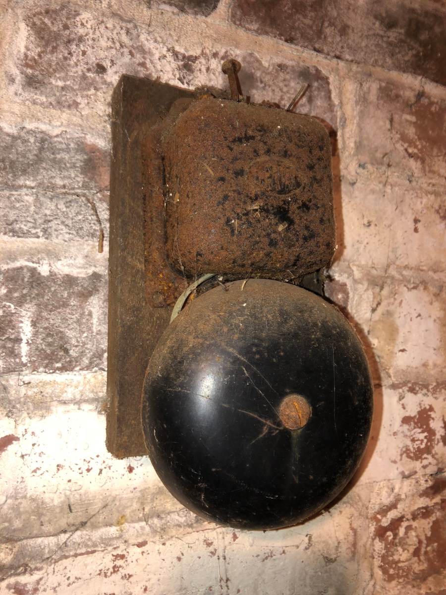 The Farady signal bell in the Barn cellar of the Old Schwamb Mill